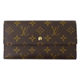 ルイヴィトン(LOUIS VUITTON)のルイ ヴィトン LOUIS VUITTON 財布 モノグラム レディース メンズ ブランド 長財布 ポルトトレゾール インターナショナル M61215 ブラウン おしゃれ 【中古】(財布)