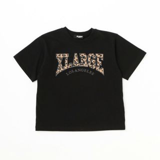 エクストララージキッズ(XLARGE KIDS)の新品XLARGE KIDSアニマルロゴ半袖Tシャツ ブルー 100cm ブラック(Tシャツ/カットソー)