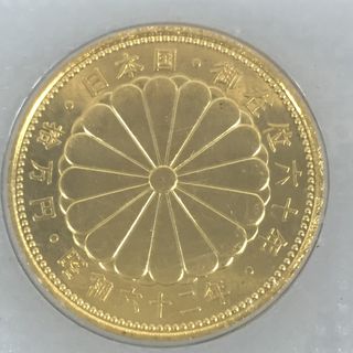 △△ 金貨　天皇陛下御在位60年記念   10万円金貨 昭和62年　Ｋ24純金ブリスターパック含め21.3g