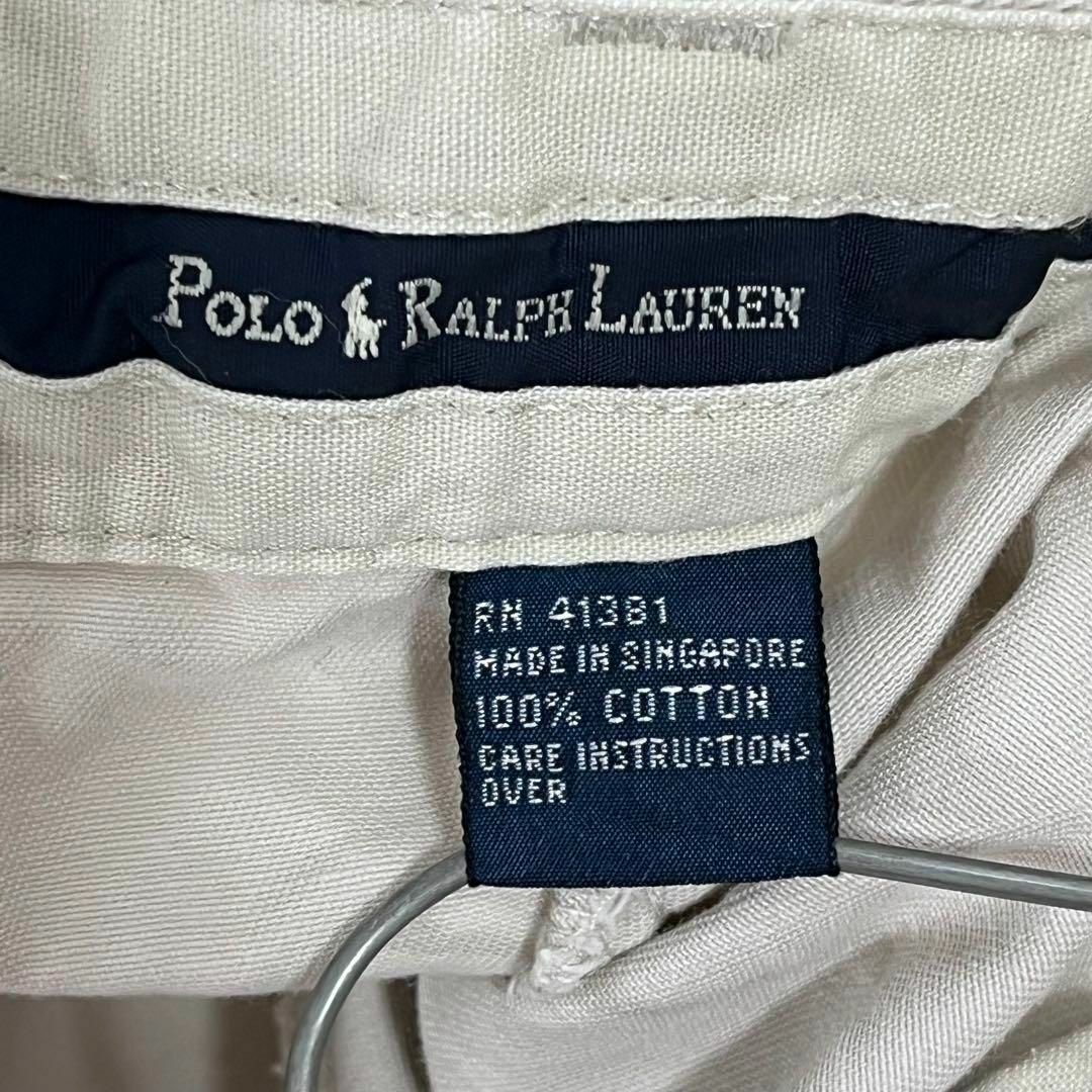 POLO RALPH LAUREN(ポロラルフローレン)の90s ポロラルフローレン 2タック チノショーツ TYLER SHORT メンズのパンツ(ショートパンツ)の商品写真