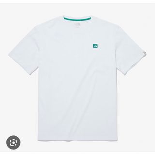 ノースフェイス Tシャツ 新品 韓国限定 105 XL サイズ 白 緑(Tシャツ/カットソー(半袖/袖なし))