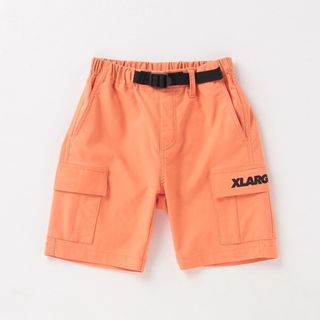 エクストララージキッズ(XLARGE KIDS)の新品 XLARGE KIDS OGゴリラカーゴショートパンツ オレンジ110cm(パンツ/スパッツ)