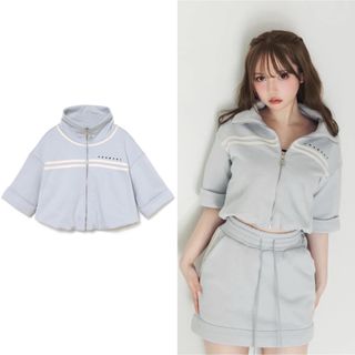 andmary Ami line zip tops アンドマリー　ジャージ(トレーナー/スウェット)