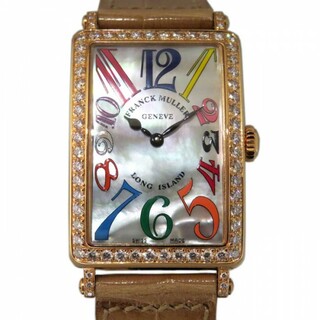 フランクミュラー(FRANCK MULLER)のフランク・ミュラー FRANCK MULLER ロングアイランド カラードリーム 952QZCOLDRMMOPD1R ホワイトゴールド文字盤 新古品 腕時計 レディース(腕時計)