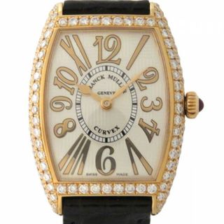 フランクミュラー(FRANCK MULLER)のフランク・ミュラー FRANCK MULLER トノウカーベックス 1752QZRELV-RD5N ホワイト文字盤 新古品 腕時計 レディース(腕時計)