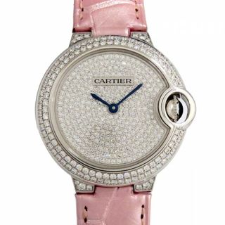 カルティエ(Cartier)のカルティエ Cartier バロンブルー WE902047 全面ダイヤ文字盤 新古品 腕時計 レディース(腕時計)