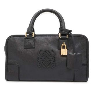 ロエベ(LOEWE)のロエベ ハンドバッグ アマソナ 28 アナグラム レザー 339.95.A03 LOEWE バッグ 黒(ハンドバッグ)