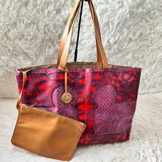 トリーバーチ(Tory Burch)のtoryburch トリバーチ トートバッグ 肩掛け PVC  大容量　派手(トートバッグ)