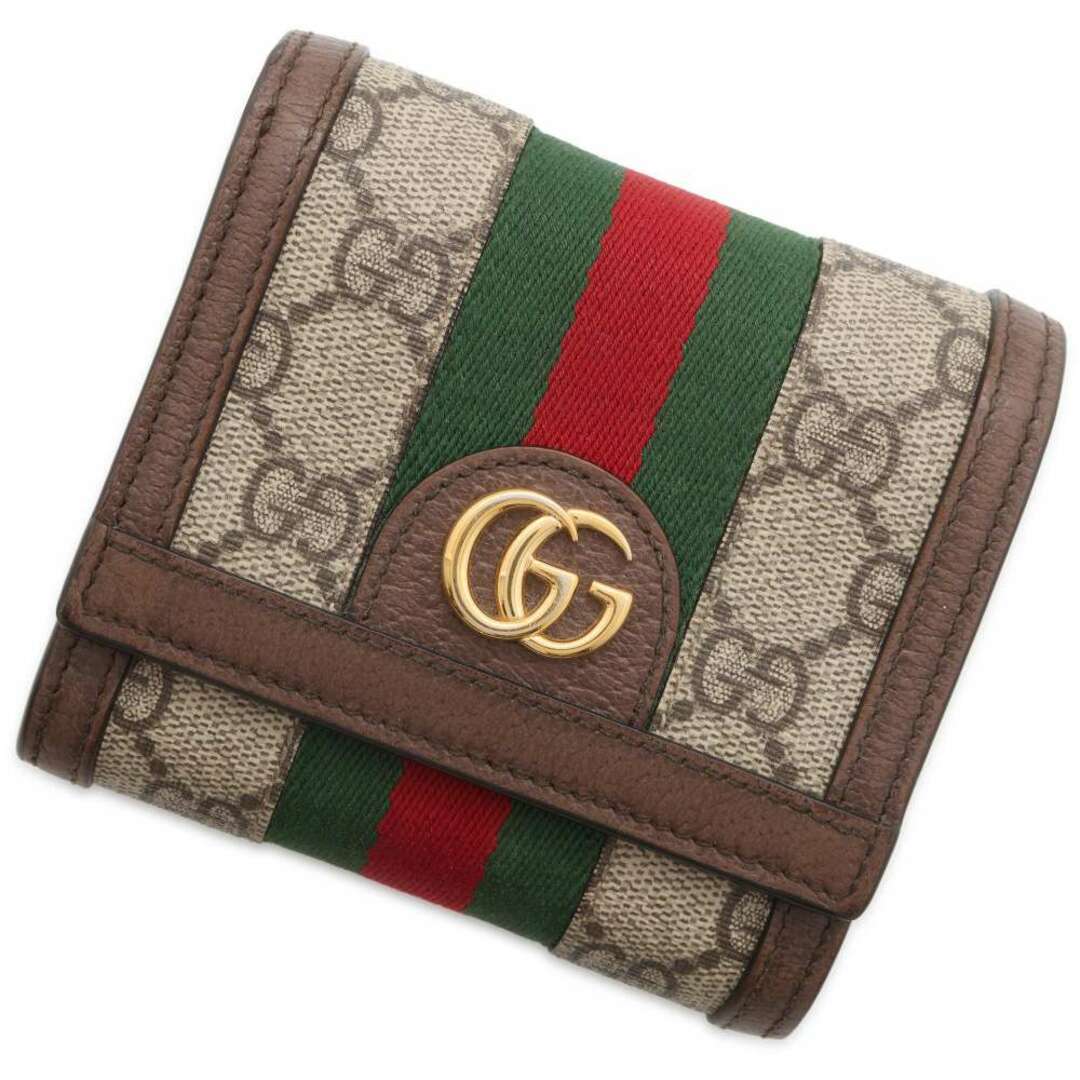 Gucci(グッチ)のグッチ 二つ折り財布 オフィディア GGスプリーム 598662 GUCCI 財布 コンパクトウォレット レディースのファッション小物(財布)の商品写真