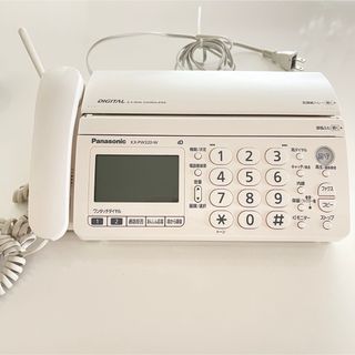 パナソニック(Panasonic)の美品❣️パナソニック　パーソナルファクス　コピー機能付電話機KX-PW320-W(その他)