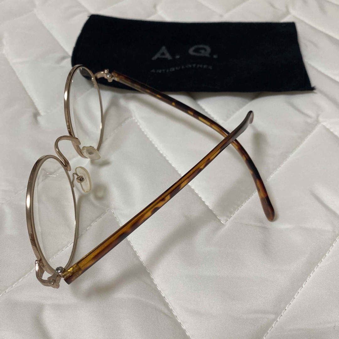 伊達メガネ　丸メガネ　眼鏡 メガネ めがね レディースのファッション小物(サングラス/メガネ)の商品写真