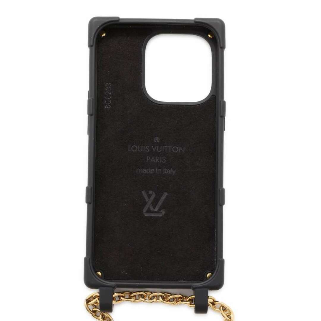 LOUIS VUITTON(ルイヴィトン)のルイヴィトン スマホケース リ トランク フォンショルダー iPhone14 PRO モノグラム ラバー M81997 黒 レディースのファッション小物(その他)の商品写真