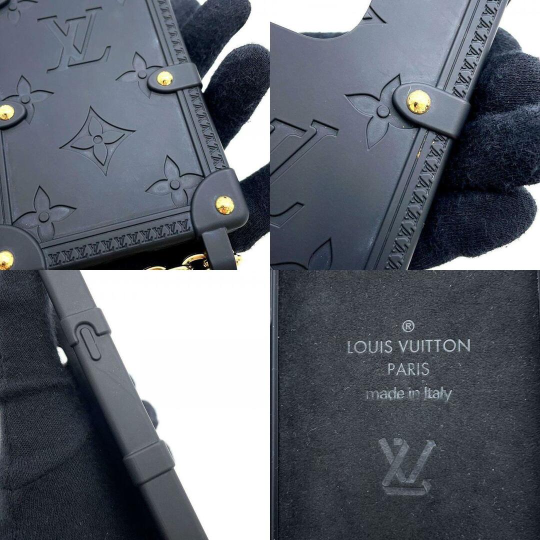 LOUIS VUITTON(ルイヴィトン)のルイヴィトン スマホケース リ トランク フォンショルダー iPhone14 PRO モノグラム ラバー M81997 黒 レディースのファッション小物(その他)の商品写真