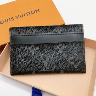 ルイヴィトン(LOUIS VUITTON)の【鑑定済】ルイヴィトン エクリプス サーンプル カードケース 黒 名刺入れ(名刺入れ/定期入れ)