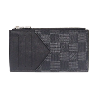 ルイヴィトン(LOUIS VUITTON)のP242-14 LOUIS VUITTON ルイ ヴィトン コインカード･ホルダー ダミエ・グラフィット N64038 (コインケース/小銭入れ)