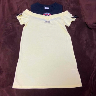 シマムラ(しまむら)のオープンショルダーTシャツ　size140(Tシャツ/カットソー)