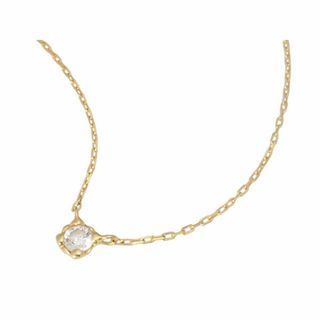 Samantha Tiara - ◆ミウラ◆サマンサティアラ Samantha Tiara 1P ダイヤモンド/0.05ct ネックレス 1320401104-30-40 K18YG【中古】