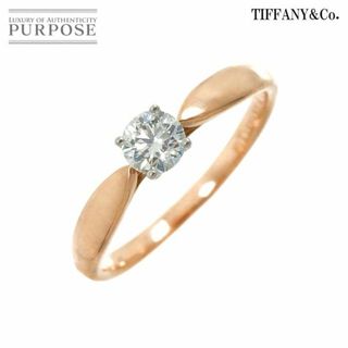 ティファニー(Tiffany & Co.)のティファニー ハーモニー ダイヤ 0.31ct H/VVS2/3EX 11号 リング K18 PG 750 Pt 指輪【鑑定書付き】VLP 90227653(リング(指輪))