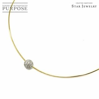 スタージュエリー(STAR JEWELRY)のスタージュエリー Star Jewelry ダイヤ 0.60ct ネックレス 40cm K18 YG Pt イエローゴールド 750 プラチナ VLP 90229680(ネックレス)