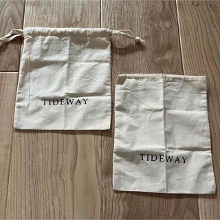 タイドウェイ(TIDEWAY)のTIDEWAY タイドウェイ　巾着袋　布袋　2点セット【送料込】(ショップ袋)