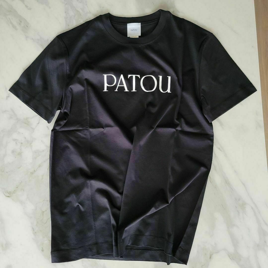 PATOU(パトゥ)の★新品未使用★PATOU/パトゥ ロゴTシャツ プリント ブラック Mサイズ レディースのトップス(Tシャツ(半袖/袖なし))の商品写真