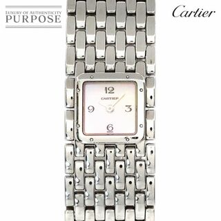 カルティエ(Cartier)のカルティエ Cartier パンテール リュバン W61003T9 レディース 腕時計 ピンクシェル クォーツ ウォッチ Panthere VLP 90232251(腕時計)