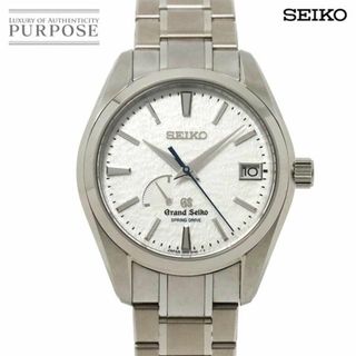 グランドセイコー(Grand Seiko)のグランドセイコー GRAND SEIKO スプリングドライブ SBGA011 メンズ 腕時計 9R65 0AE0 雪白 チタン 自動巻き Spring Drive VLP 90232677(腕時計(アナログ))