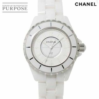 シャネル(CHANEL)のシャネル CHANEL J12 ホワイトファントム 33mm H3442 10周年記念 世界2000本限定 ホワイト セラミック クォーツ VLP 90233444(腕時計)