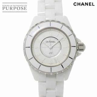 シャネル(CHANEL)のシャネル CHANEL J12 ホワイトファントム 33mm H3442 10周年記念 世界2000本限定 ホワイト セラミック クォーツ VLP 90233467(腕時計)