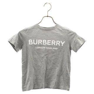 バーバリー(BURBERRY)のBURBERRY LONDON バーバリーロンドン フロント ロゴ クルーネック 半袖Tシャツ カットソー グレー キッズ(Tシャツ/カットソー(半袖/袖なし))