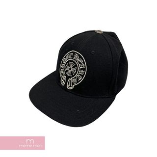 クロムハーツ(Chrome Hearts)のCHROME HEARTS Horseshoe Baseball Cap クロムハーツ ホースシューベースボールキャップ 刺繍 帽子 クロスボール ブラック サイズ7 1/2(59.6cm)【240507】【中古-A】【me04】(キャップ)