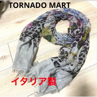 トルネードマート(TORNADO MART)の【希少美品】トルネードマートお洒落ストール イタリア製 TORNADO MART(ストール)