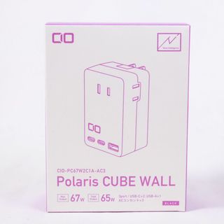 CIO - CIO　シーアイオー　壁挿し 電源タップ Polaris CUBE WALL USB PD 65W タイプC [CIO独自技術 NovaIntelligence搭載]