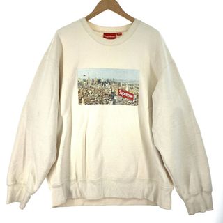 シュプリーム(Supreme)の$$ Supreme シュプリーム メンズ スウェット SIZE L 20FW Aerial Crewneck ナチュラル(スウェット)