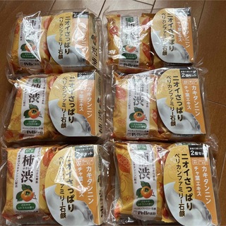 ペリカン 柿渋ファミリー石鹸 80g×2個×6セット(ボディソープ/石鹸)