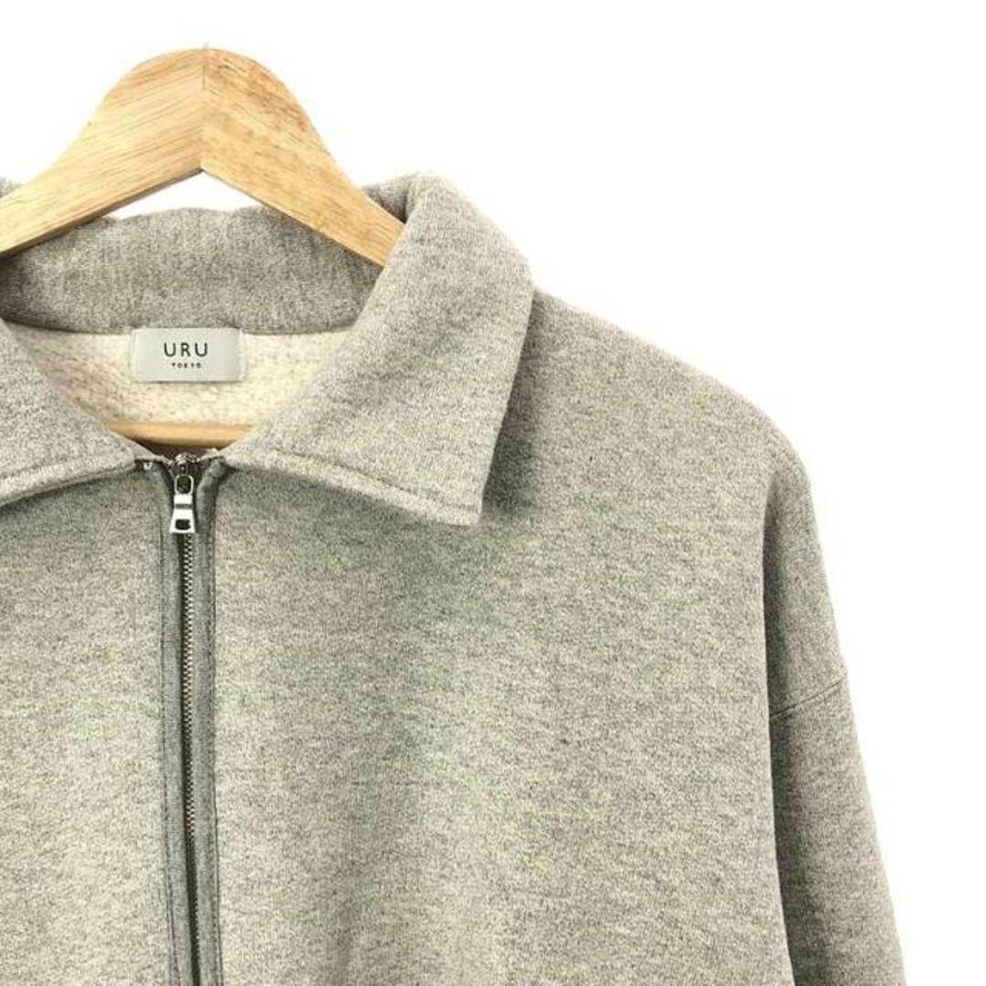 URU(ウル)の【美品】  URU / ウル | 2023AW | HALF ZIP SWEAT ハーフジップスウェット | 2 | ヘザーグレー | メンズ メンズのトップス(スウェット)の商品写真