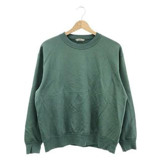 オーラリー(AURALEE)のAURALEE / オーラリー | 2022AW | ELASTIC HIGH GAUGE SWEAT P/O スウェットプルオーバー | 0 | グリーン | レディース(トレーナー/スウェット)