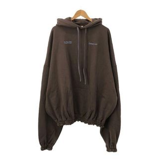 【美品】  SHINYA KOZUKA / シンヤコヅカ | 2023AW | ORDINARY GIANT HOODIE オーディナリー ジャイアントフーディ プルオーバーパーカー | S | ブラウン | メンズ(スウェット)