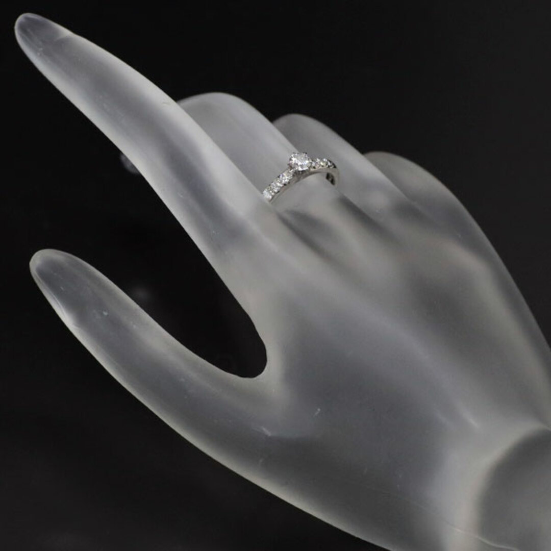 MIKIMOTO(ミキモト)のミキモト Pt950 ダイヤモンド リング 0.21ct D0.13ct レディースのアクセサリー(リング(指輪))の商品写真