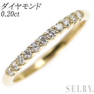  K18YG ダイヤモンド リング 0.20ct(リング(指輪))