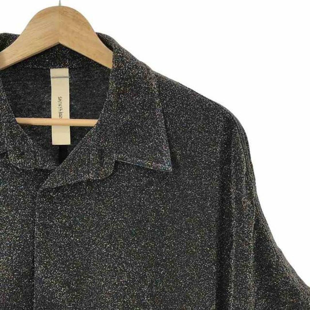 【新品】  SHINYA KOZUKA / シンヤコヅカ | 2024SS | HOLIDAY ラメミックス 接結 オーバーサイズ ノースリーブシャツ | M | THE STARRY NIGHT / ブラック | メンズ メンズのトップス(Tシャツ/カットソー(半袖/袖なし))の商品写真