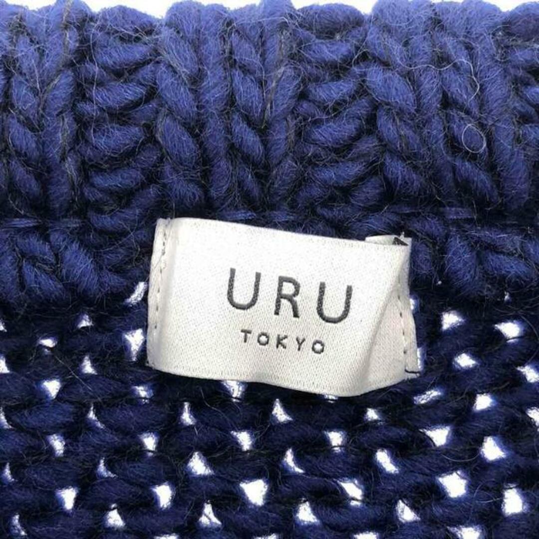 URU(ウル)の【美品】  URU / ウル | 2023AW | CREW NECK KNIT グラデーションモヘア クルーネックニット | F | ブルー | メンズ メンズのトップス(ニット/セーター)の商品写真