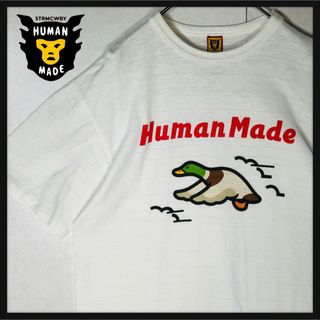 ヒューマンメイド(HUMAN MADE)の【人気デザイン】ヒューマンメイド ダックTシャツ デカロゴ XLサイズ ゆるだぼ(Tシャツ/カットソー(半袖/袖なし))