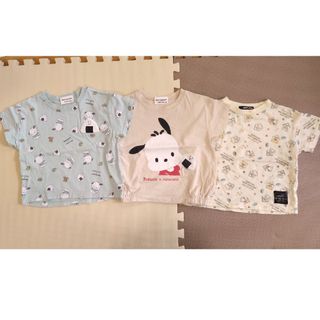 シマムラ(しまむら)の３枚セットサンリオキャラクターズ ポチャッコ スーパーシロ ミモランド 90(Tシャツ/カットソー)