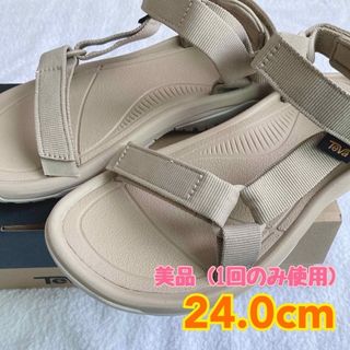 テバ(Teva)のTEVA サンダル ベージュ 24.0cm(サンダル)