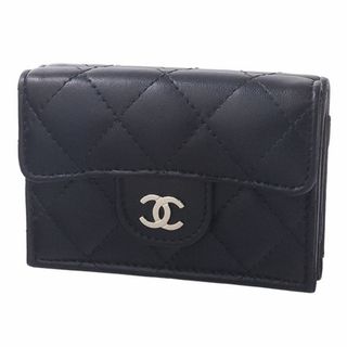 シャネル(CHANEL)の◆ミウラ◆シャネル CHANEL マトラッセ クラシック スモール フラップ ウォレット 3つ折り財布 AP0230 Y04059 C3906 ラムスキン【中古】(財布)