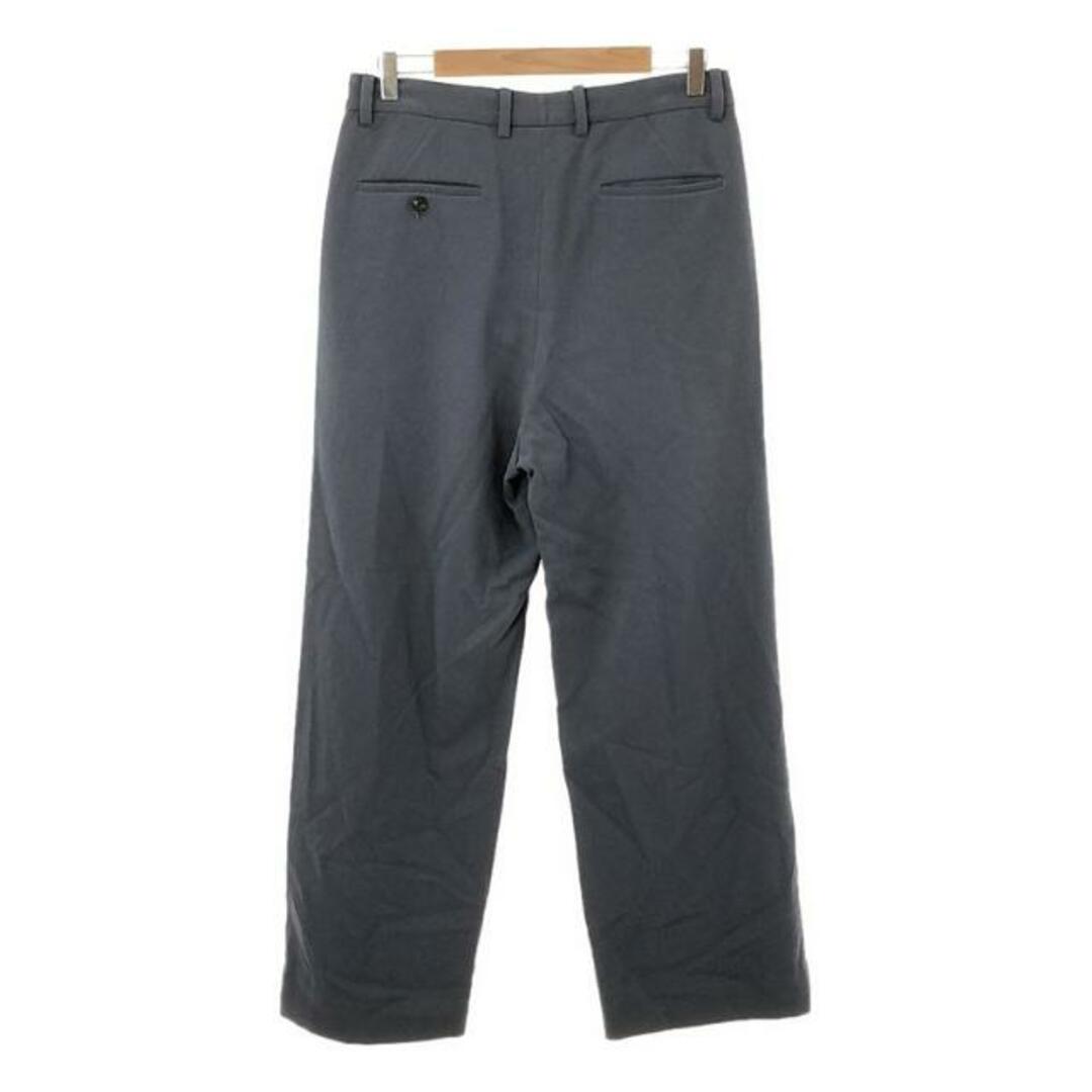 URU(ウル)のURU / ウル | 2023AW | HARD TWIST COTTON INVERTED PLEATS PANTS ハードツイストコットン 2タック パンツ | 2 | ブルーグレー | メンズ メンズのパンツ(その他)の商品写真