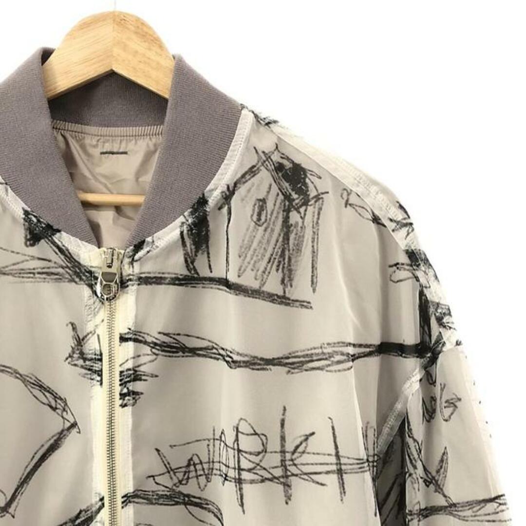 【新品】  SHINYA KOZUKA / シンヤコヅカ | 2024SS | BOMBER AS CANVAS リバーシブル グラフィックプリント ボンバージャケット | M | クリア | メンズ メンズのジャケット/アウター(その他)の商品写真