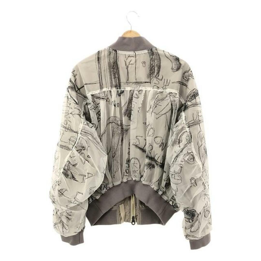 【新品】  SHINYA KOZUKA / シンヤコヅカ | 2024SS | BOMBER AS CANVAS リバーシブル グラフィックプリント ボンバージャケット | M | クリア | メンズ メンズのジャケット/アウター(その他)の商品写真