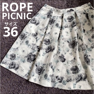 ロペピクニック(Rope' Picnic)のROPE' PICNIC 36 花柄スカート(ミニスカート)